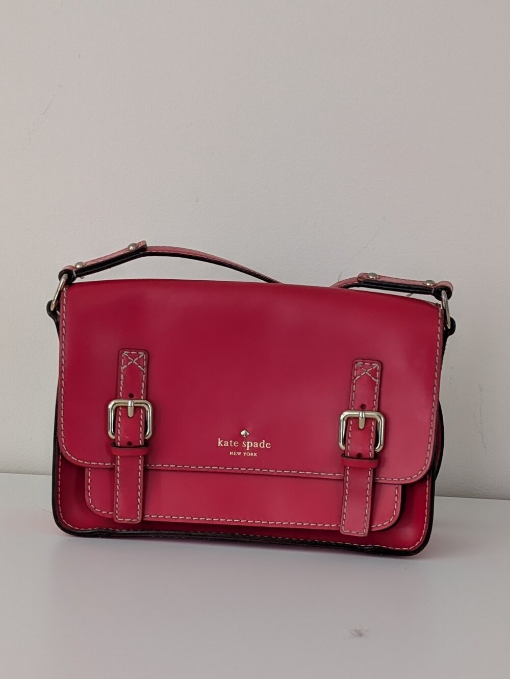 Kate Spade New York Red Satchel/Crossbody Bag